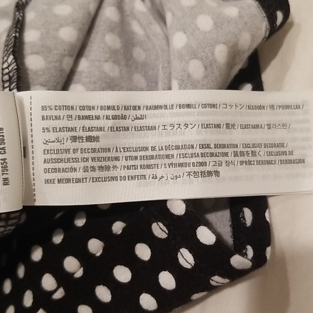 NWOT Abercrombie & Fitch polka dot crop top - Picture 4 of 4